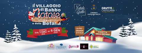 Castellana, Il villaggio di Babbo Natale: ogni weekend concerti e spettacoli